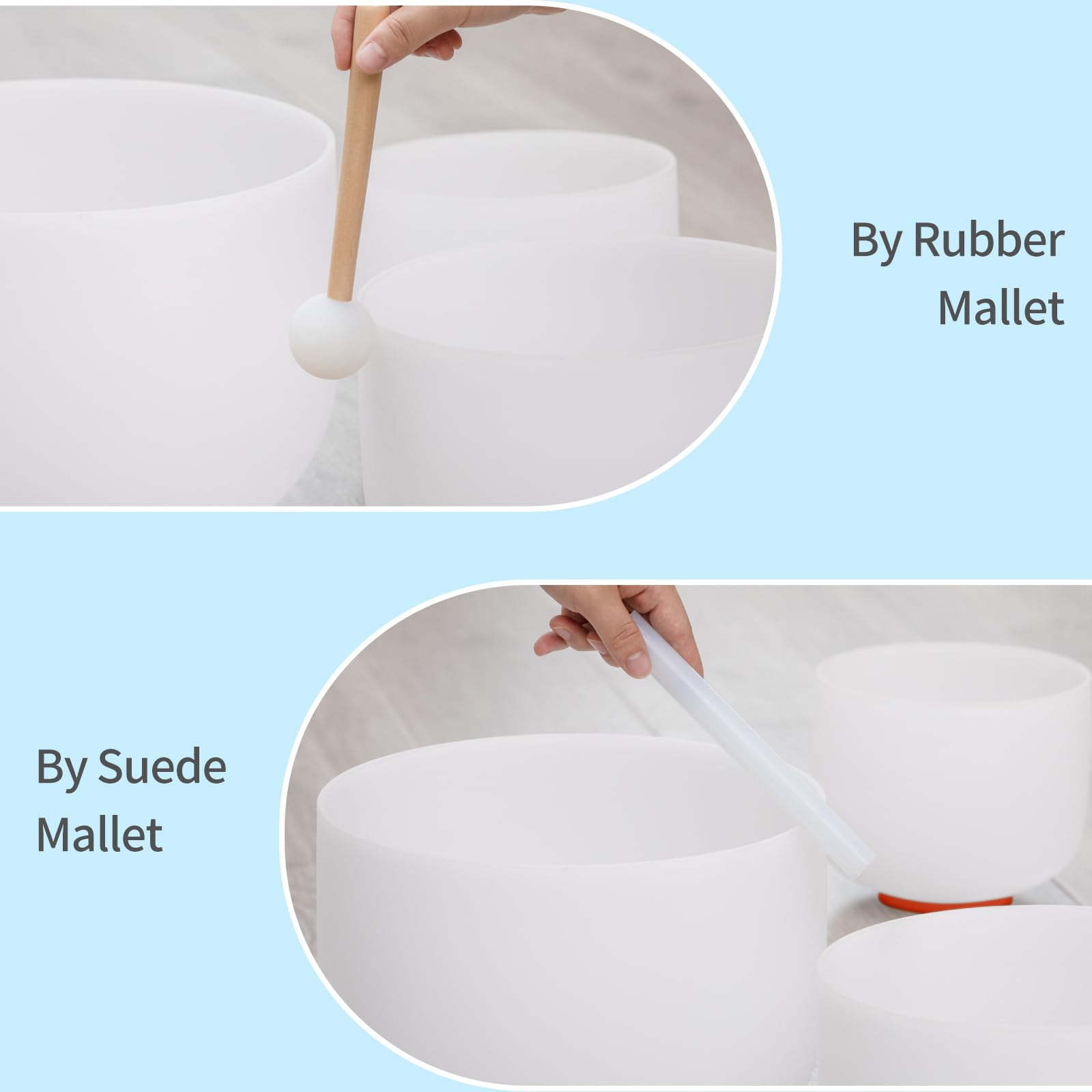 Amazon.com: Sevenbowls 432HZ 6-12 Inch Set Of 7 PCS Frosted Chakra